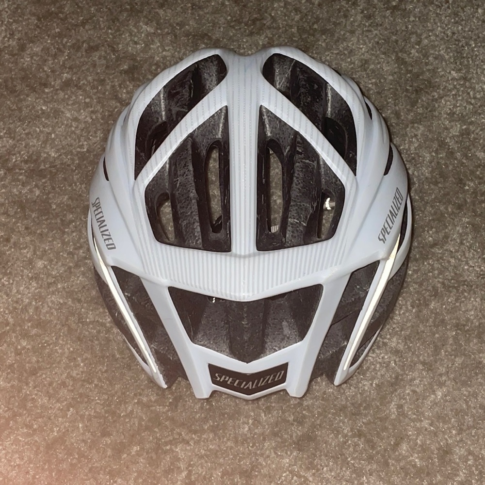 Specialized white helmet usually $250 flexible with price